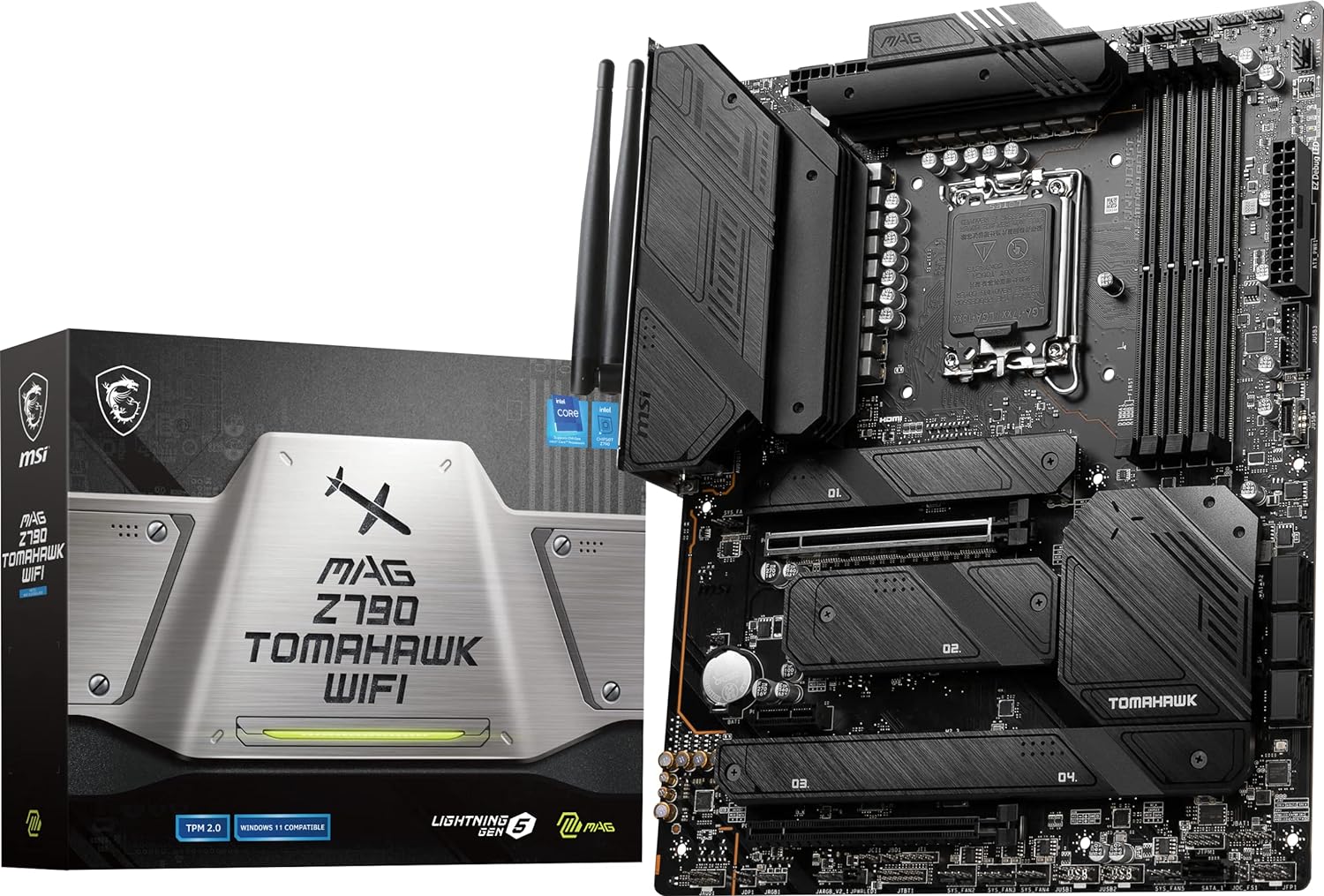 MSI Motherboard MAG Z790 TOMAHAWK WIFI DDR5 MSI Motherboard MAG Z790 TOMAHAWK WIFI DDR5